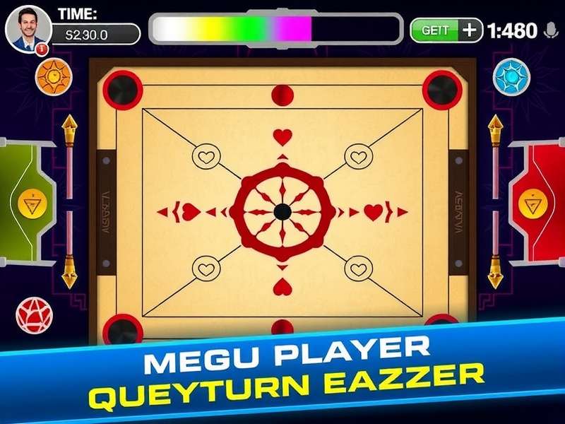 Carrom Master Blaster Main Game Interface Carrom Master Blaster Game Screenshot